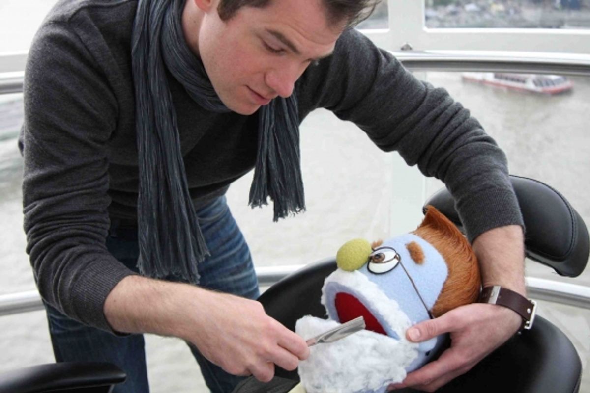 Daniel Boys prepares Rod for Movember at 